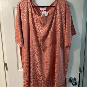 Satin SS leopard print